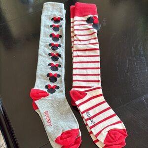 2Pack Disney Kneehigh girls socks